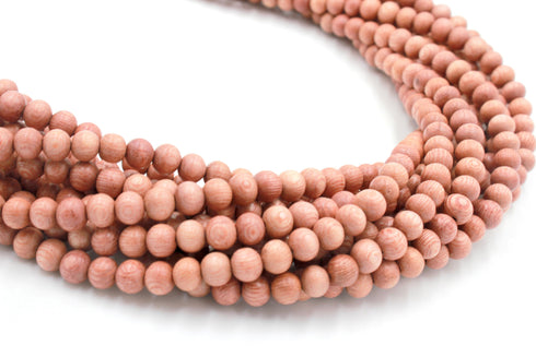 Rosewood Beads, 6mm, Round